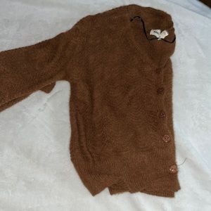 Long Sleeve Brown Sweater